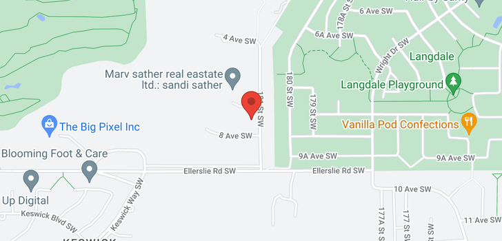 map of 710 181 ST SW